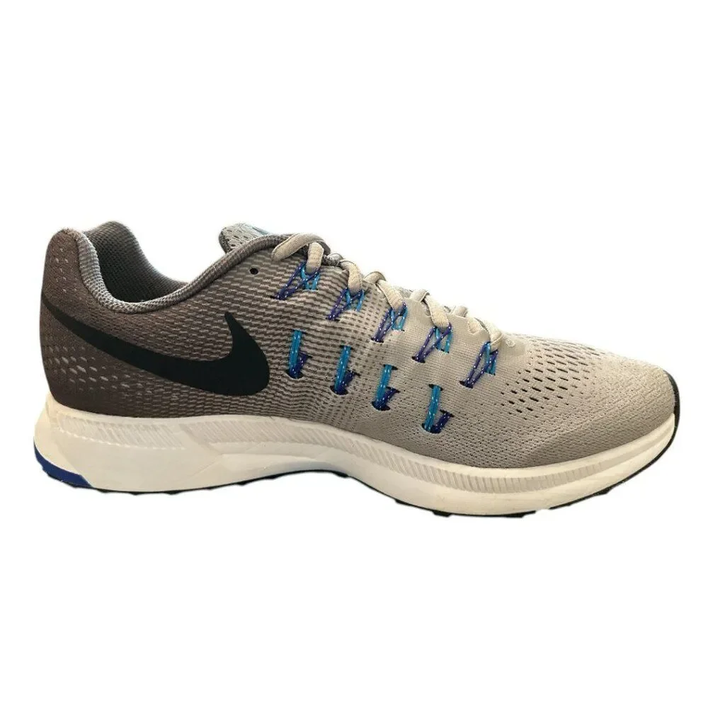 Nike Air Zoom Pegasus 33 Running Shoes Sneakers Gray Mens Size 10 831352-004